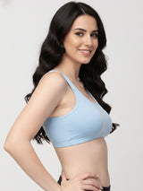 X31006 Floret Full Coverage Sports Bra I Lyocell Fabric I Removable Padding