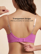 T3109 Floret Wirefree Padded Lyocell Fabric Elastane Full Coverage Multiway T-Shirt Bra