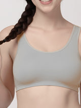 X31006 Floret Full Coverage Sports Bra I Lyocell Fabric I Removable Padding