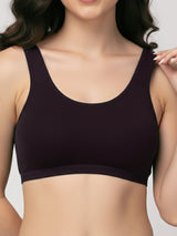 X31006 Floret Full Coverage Sports Bra I Lyocell Fabric I Removable Padding