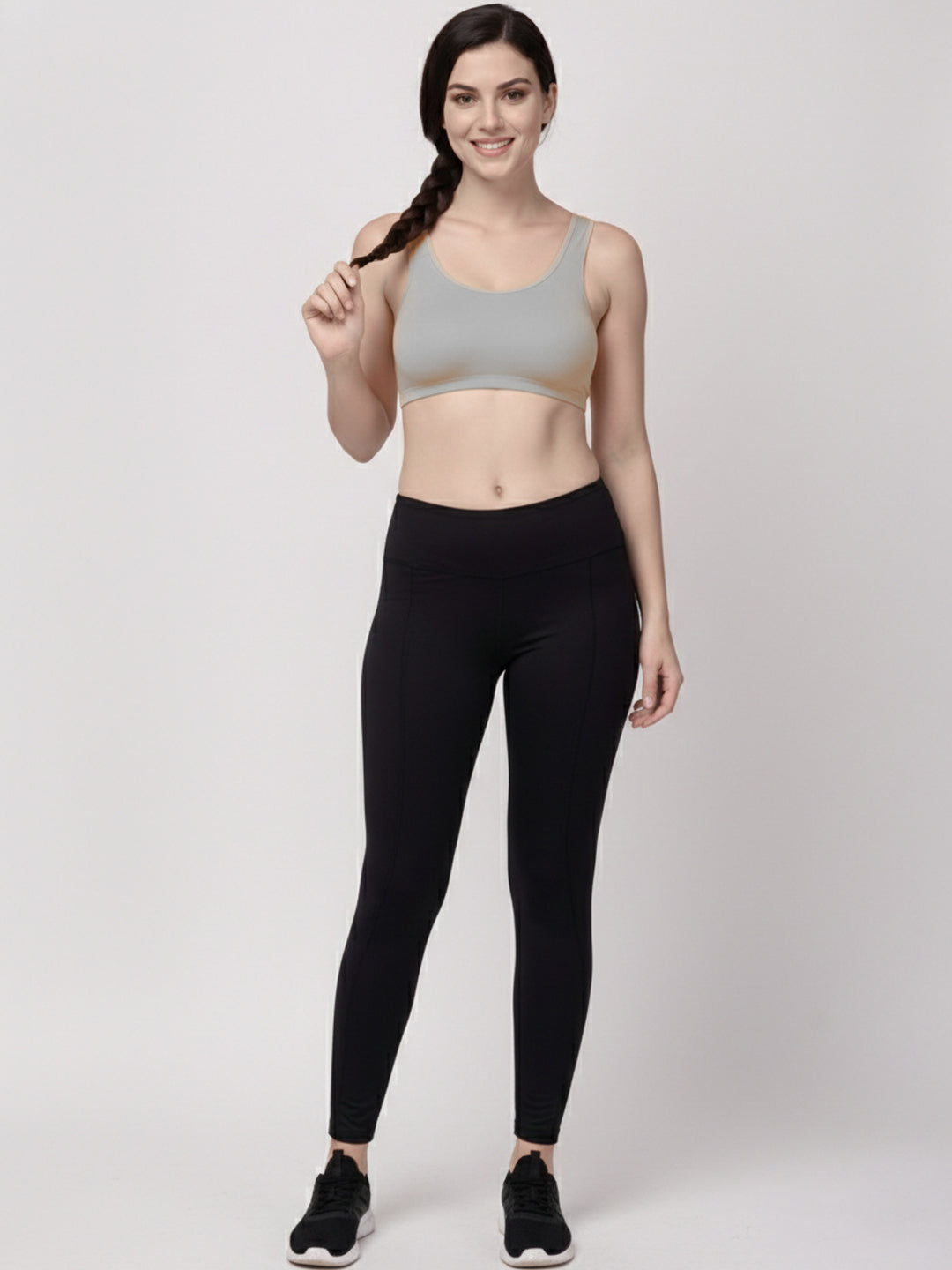 X31006 Floret Full Coverage Sports Bra I Lyocell Fabric I Removable Padding
