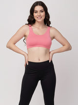 X31006 Floret Full Coverage Sports Bra I Lyocell Fabric I Removable Padding