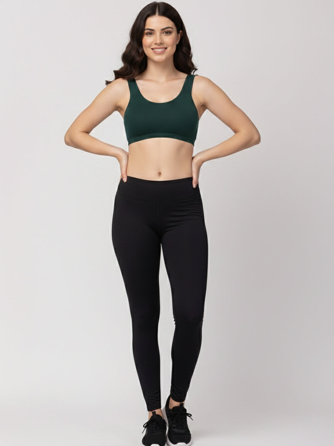 X31006 Floret Full Coverage Sports Bra I Lyocell Fabric I Removable Padding