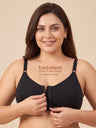 T3116 Floret Front Closure Seamless Full Coverage Non Padded Non-Wired Everyday Bra