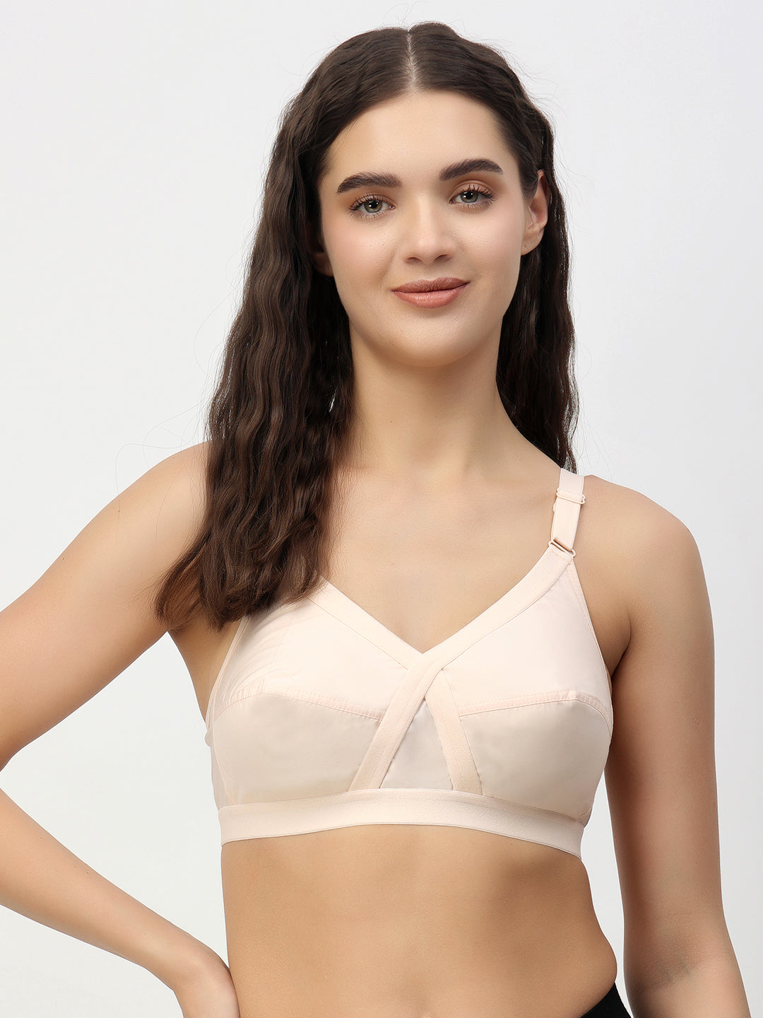 CROSSFIT Floret Cotton Bra Full Coverage Non Wired Non Padded