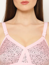 CROSSFIT PRINT Cotton Bra | Full Coverage | Non-Wired | Non Padded