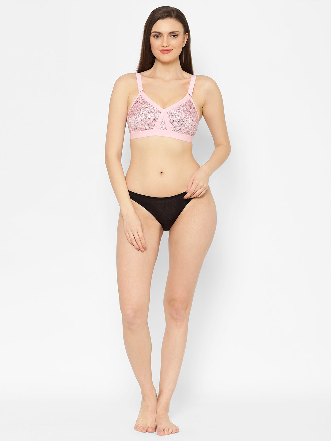 CROSSFIT PRINT Cotton Bra | Full Coverage | Non-Wired | Non Padded