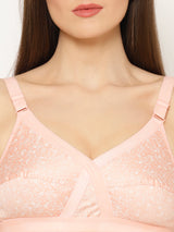 CROSSFIT PRINT Cotton Bra | Full Coverage | Non-Wired | Non Padded
