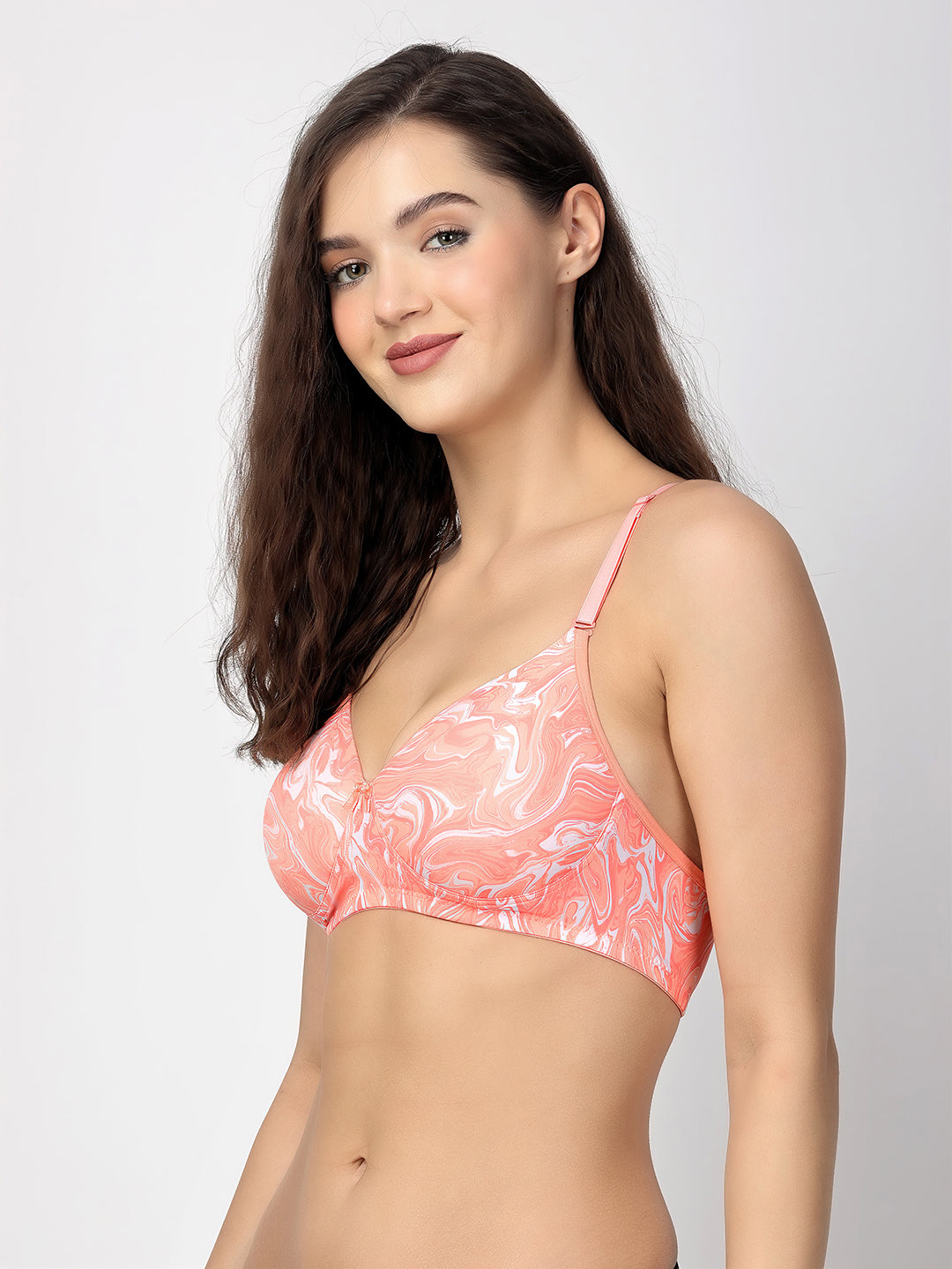 Dove Floret T-Shirt Bra | Multiway | Lightly Padded | Non-Wired | Medium Coverage