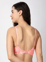 Dove Floret T-Shirt Bra | Multiway | Lightly Padded | Non-Wired | Medium Coverage