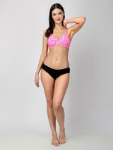 Dove Floret T-Shirt Bra | Multiway | Lightly Padded | Non-Wired | Medium Coverage