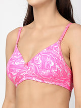 Dove Floret T-Shirt Bra | Multiway | Lightly Padded | Non-Wired | Medium Coverage