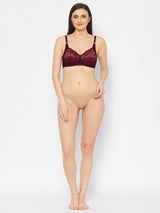 Mary Lace Full-Coverage Bra | Non-Wired | Non-Padded | Full-Coverage