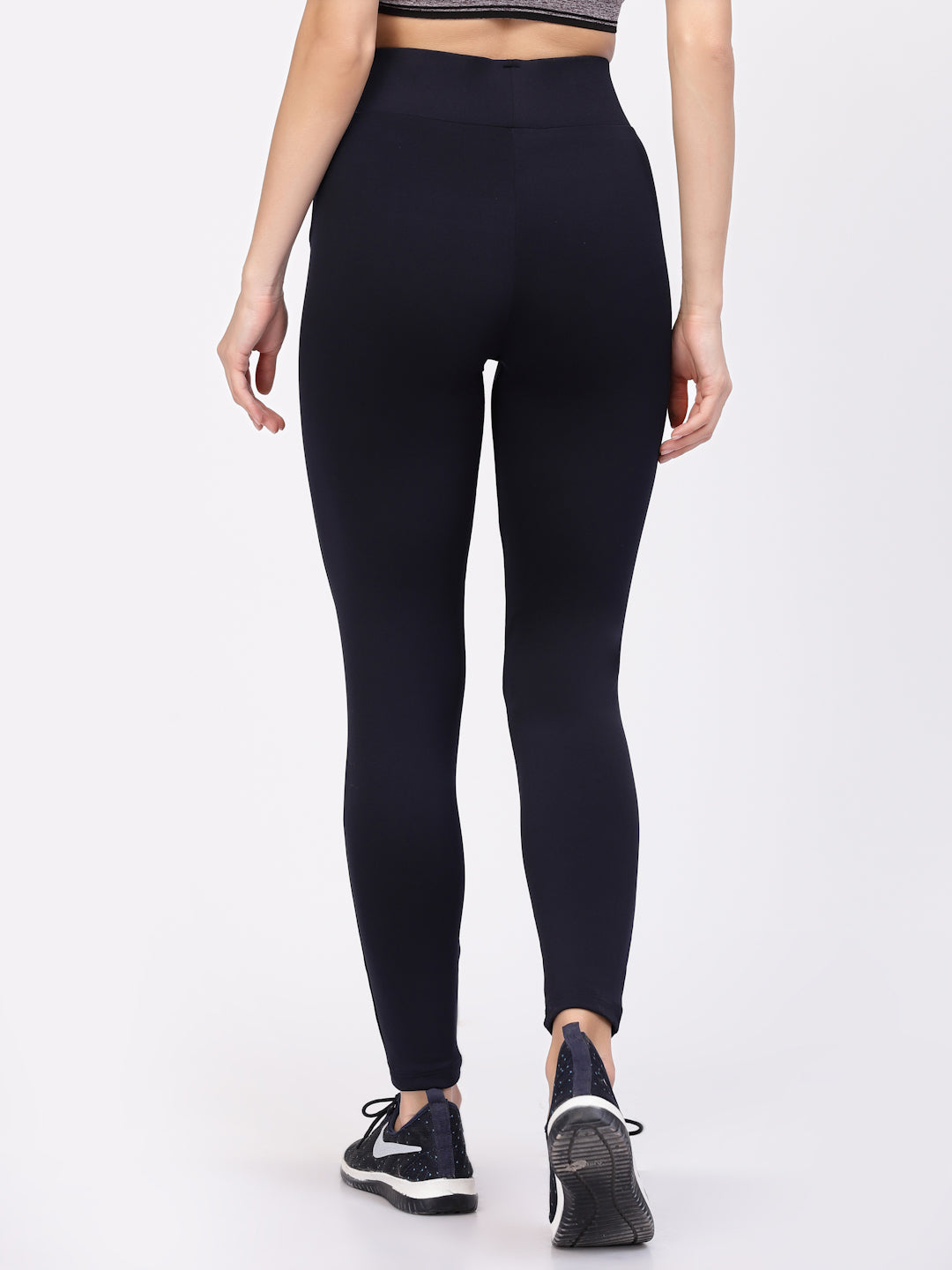 Floret Slim Fit Cycling Shorts | Ankle Length | Mid-Rise | Rapid-Dry P-20073