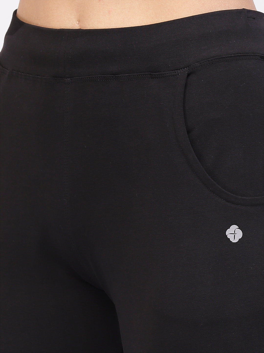 Floret Slim Fit Track Pants | Cotton/Elastane | Ankle Length | Mid-Rise | Rapid-Dry P-20023