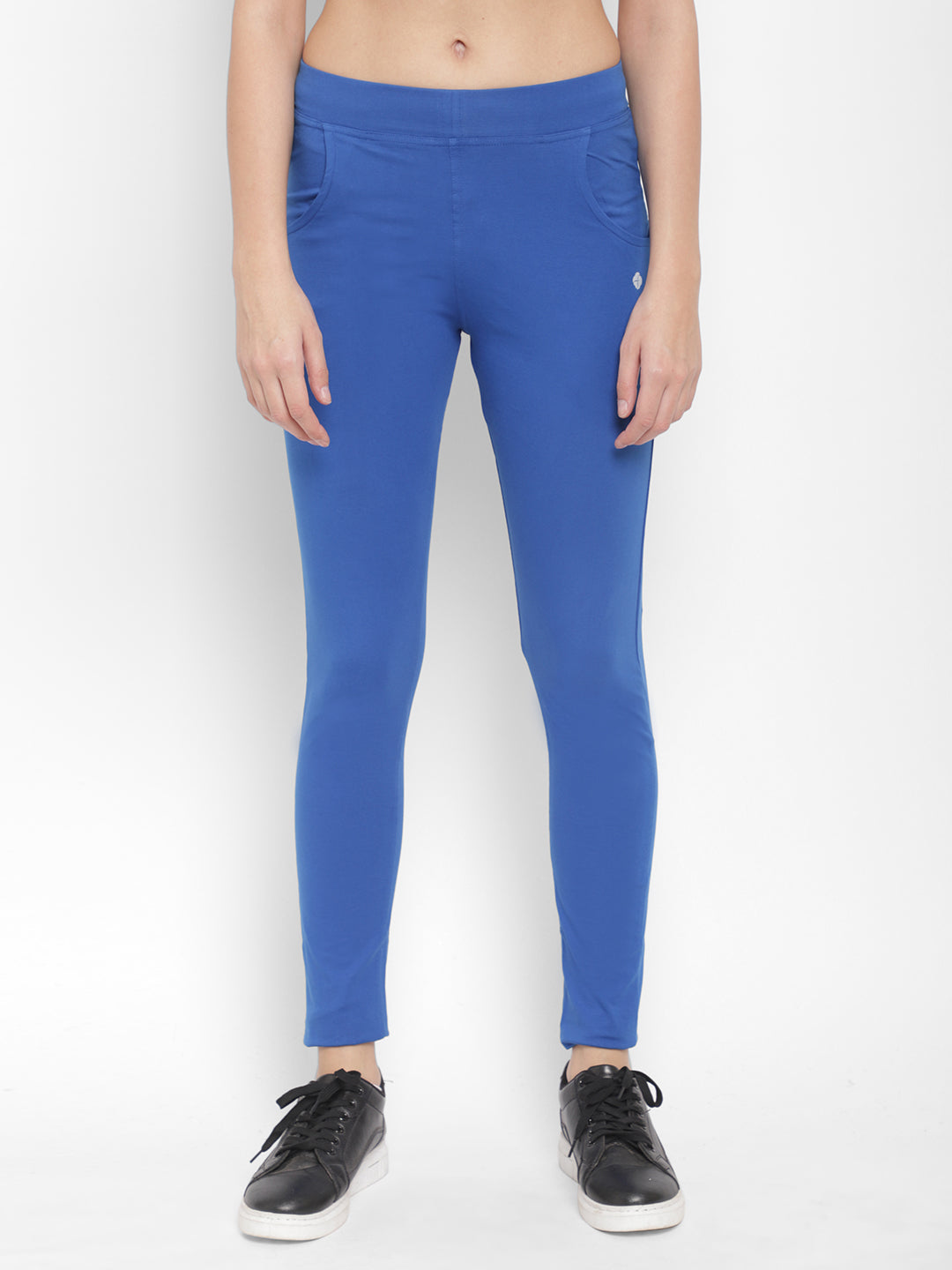 Floret Slim Fit Track Pants | Cotton/Elastane | Ankle Length | Mid-Rise | Rapid-Dry P-20023