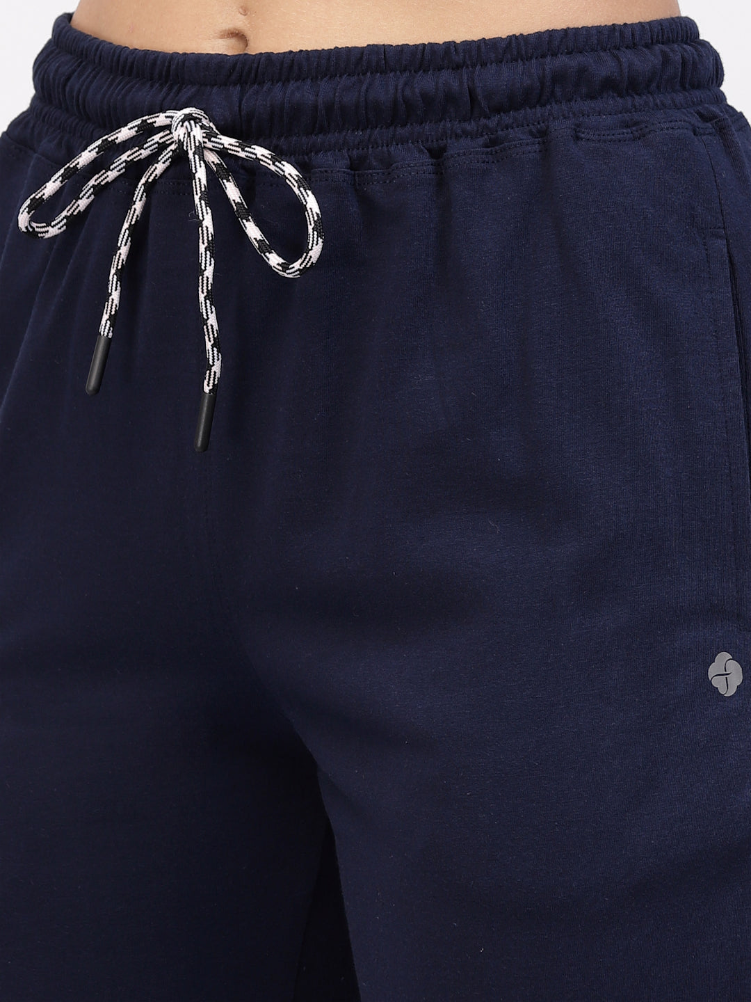 Floret Track Pants | Cotton | Ankle Length | Mid-Rise | Straight P-20004