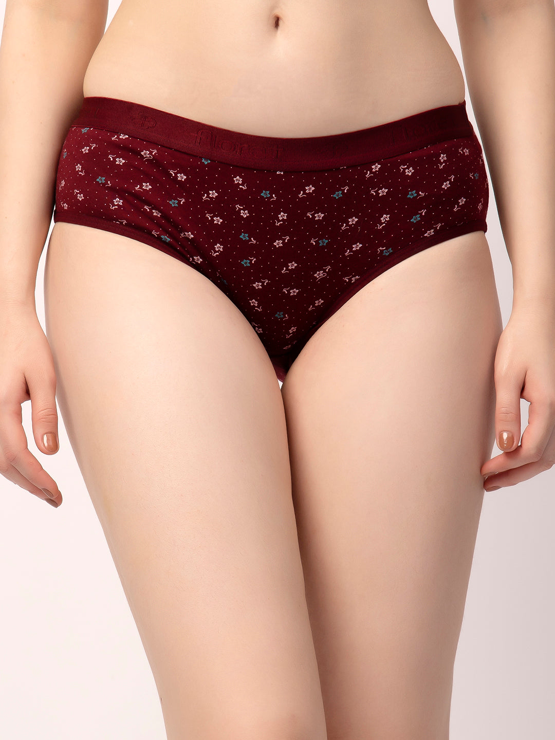 Floral Comfort Hipster Briefs Pack of 3 - 8733