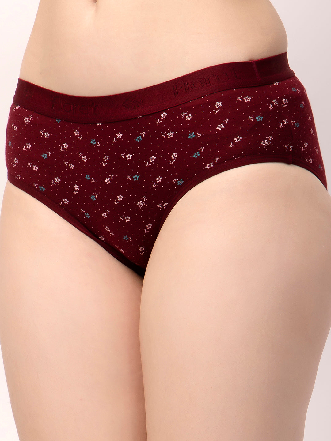 Floral Comfort Hipster Briefs Pack of 3 - 8733