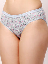 Charming Blooms Floral Printed Bikini Briefs Set - 9017