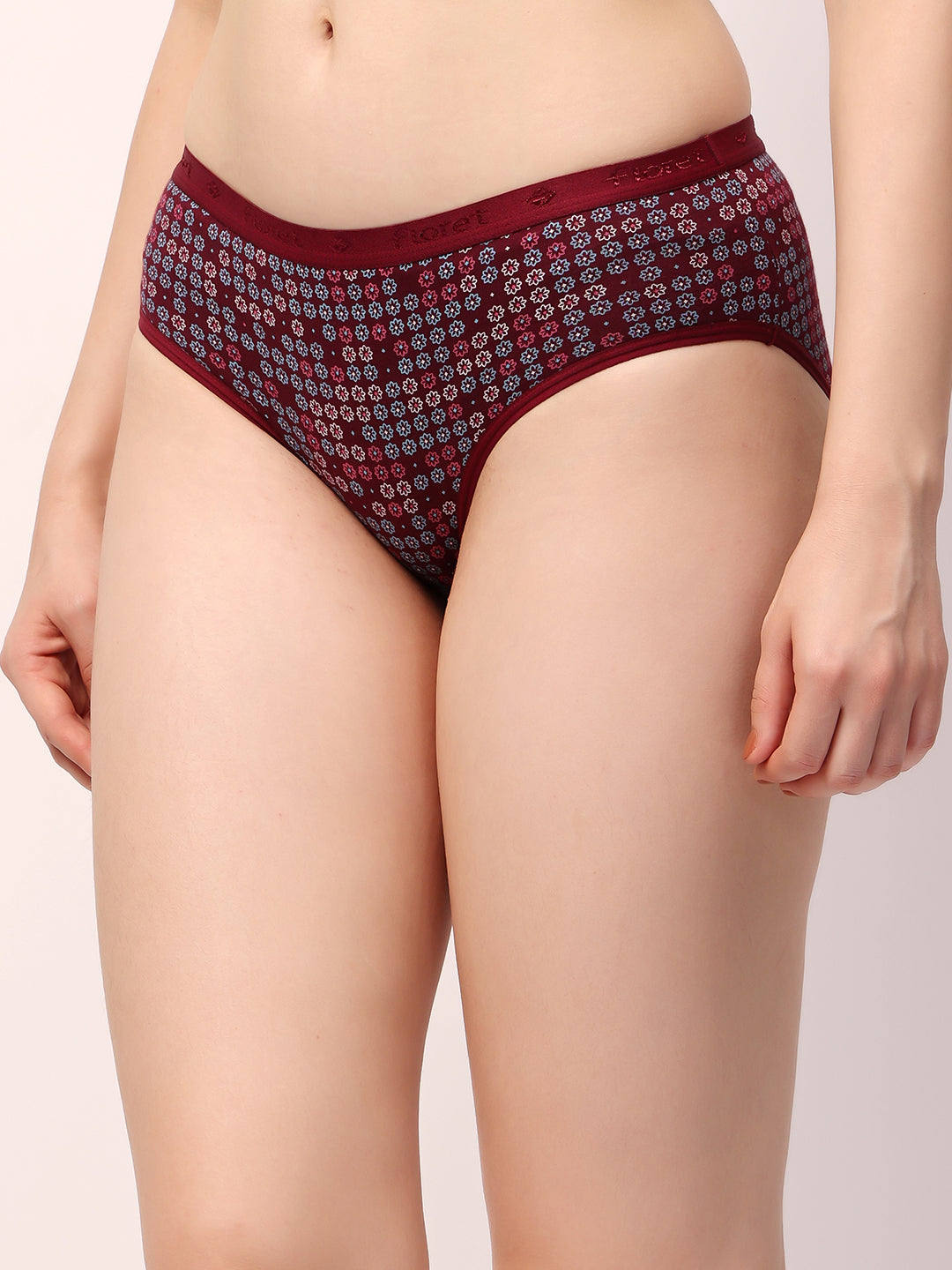 Chic Blooms Pack of 3 Floral Hipster Briefs - 9220