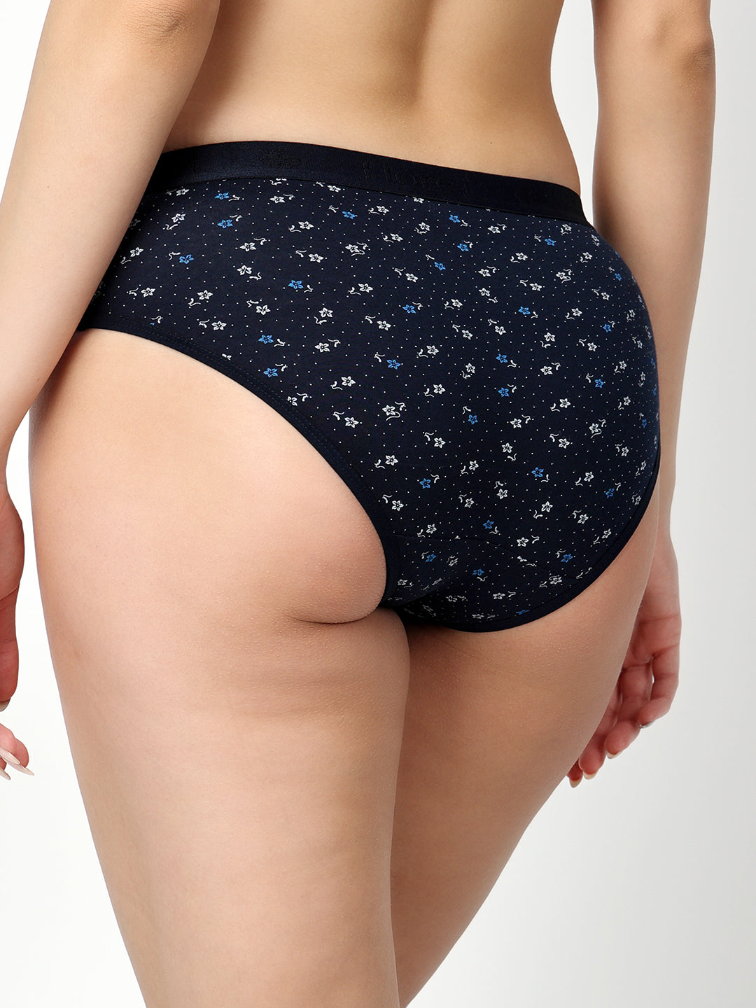 Floral Comfort Hipster Briefs Pack of 3 - 8733