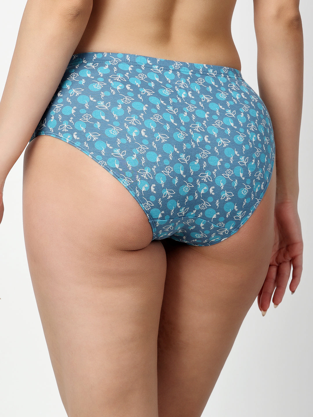 Petal Perfect: Floral Hipster Briefs Pack of 3 - 8548