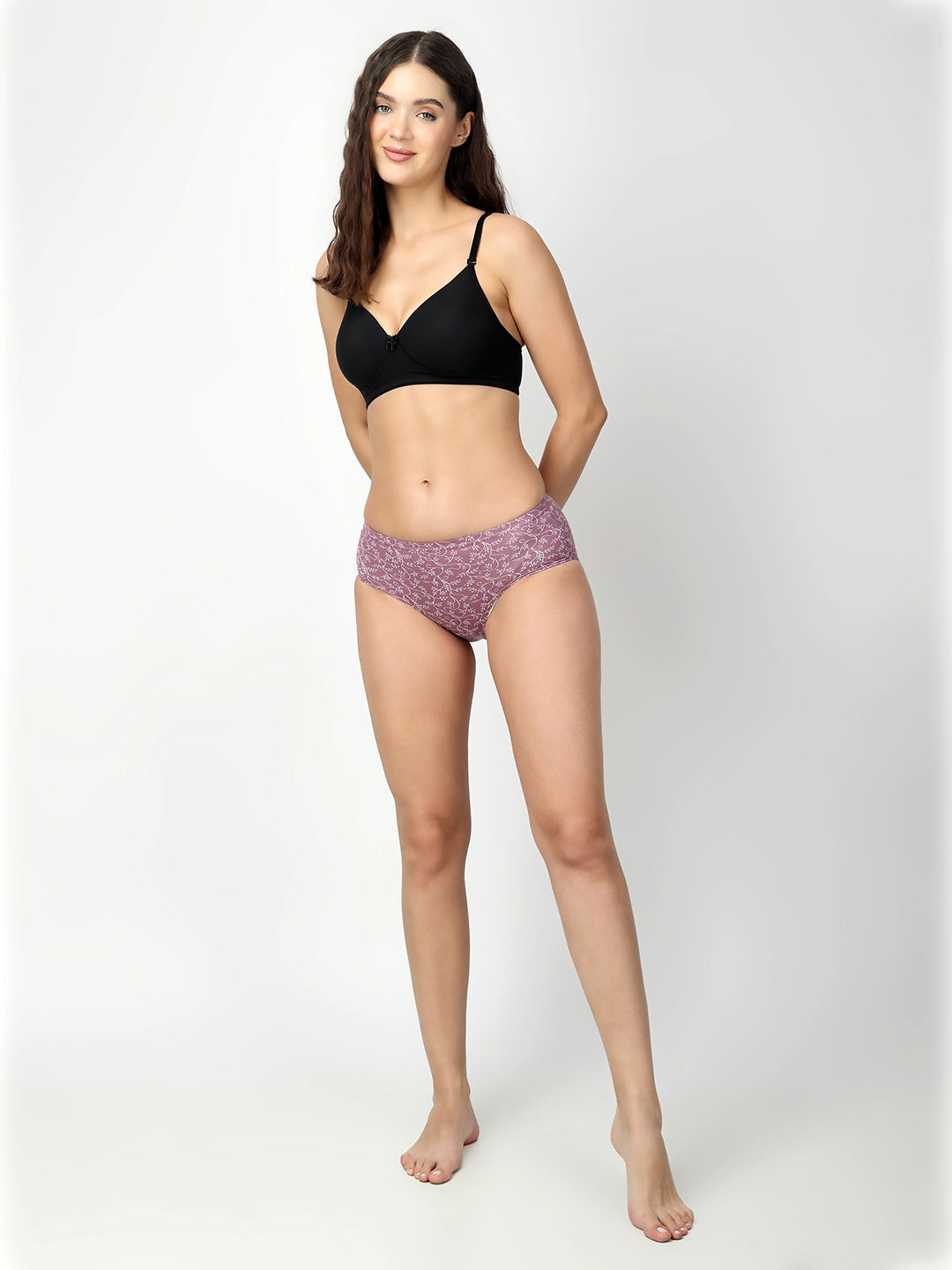 Floral Elegance Hipster Briefs Set of 3 - CELIN