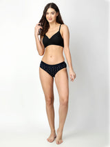 Floral Comfort Hipster Briefs Pack of 3 - 8733