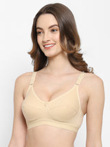 Candy Comfort Full-Coverage Cotton-Blend Bra | Non-Wired | Non-Padded