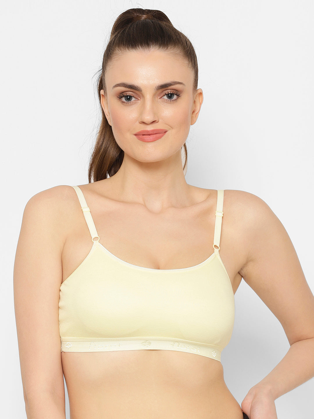 Seamless Full-Coverage Sports Bra | Cotton | Non-Wired | Non-Padded | Slip-On - 1492