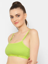 Seamless Full-Coverage Sports Bra | Cotton | Non-Wired | Non-Padded | Slip-On - 1492