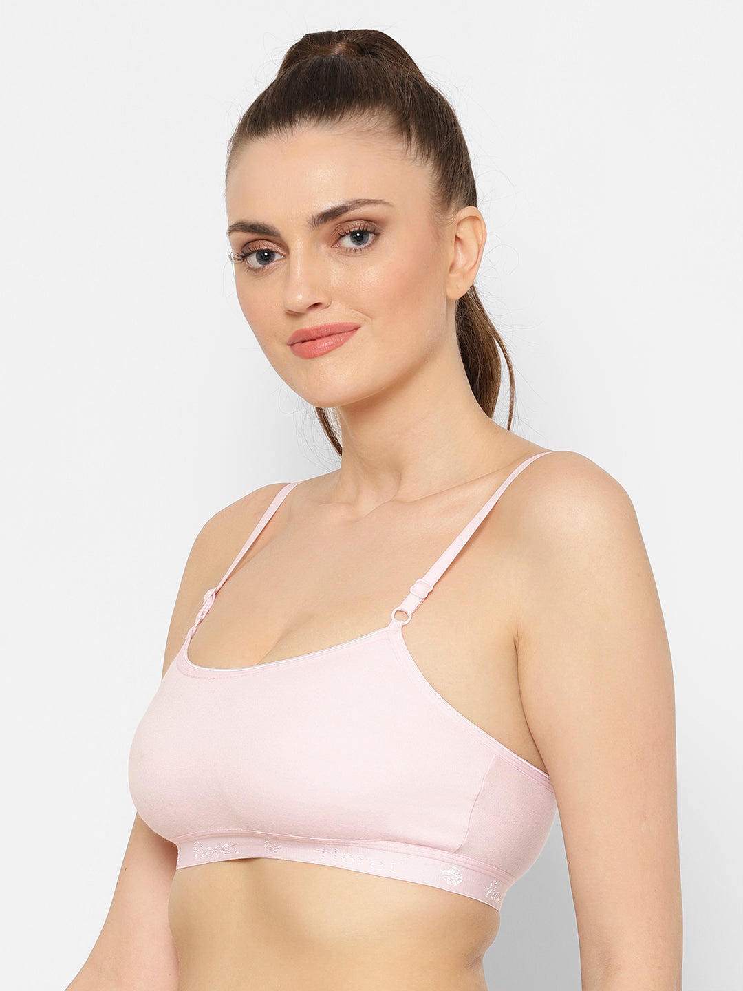 Seamless Full-Coverage Sports Bra | Cotton | Non-Wired | Non-Padded | Slip-On - 1492