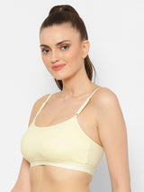 Seamless Full-Coverage Sports Bra | Cotton | Non-Wired | Non-Padded | Slip-On - 1492