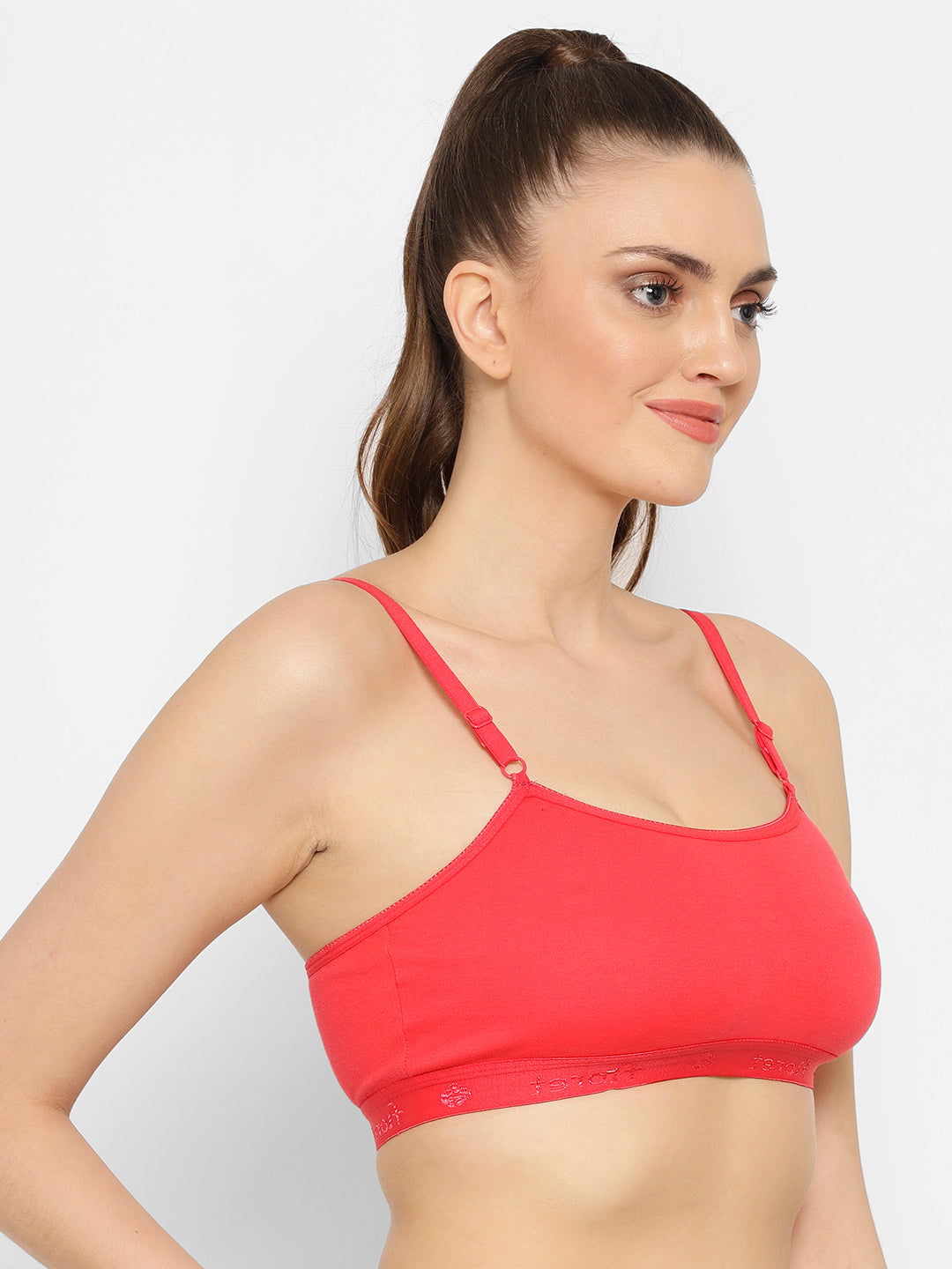 Seamless Full-Coverage Sports Bra | Cotton | Non-Wired | Non-Padded | Slip-On - 1492