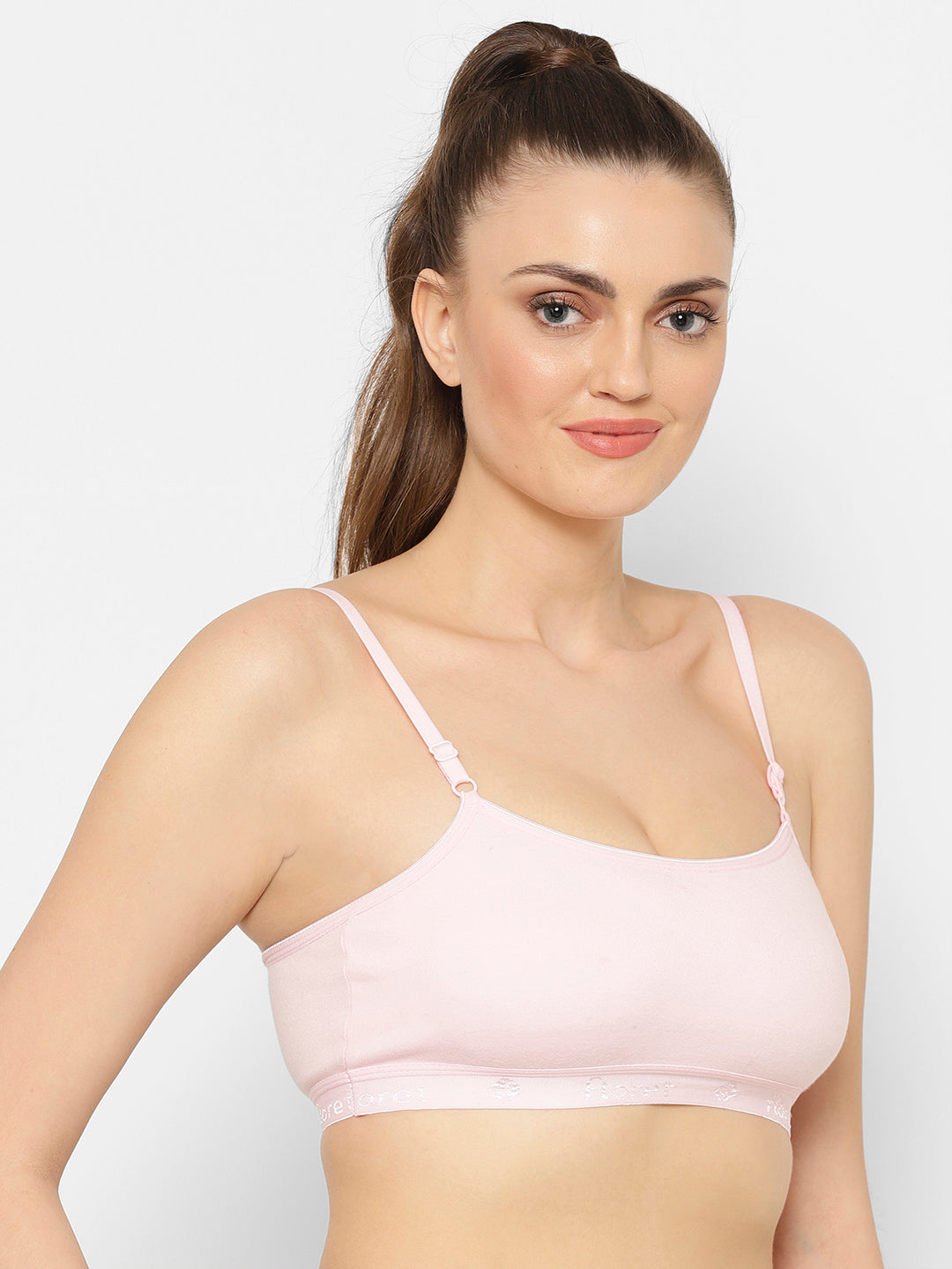 Seamless Full-Coverage Sports Bra | Cotton | Non-Wired | Non-Padded | Slip-On - 1492