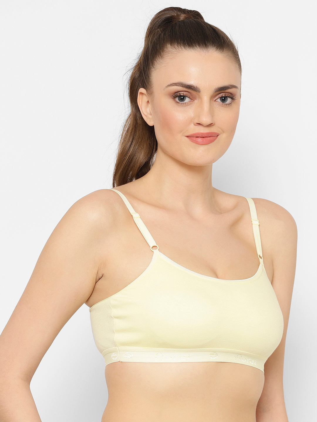 Seamless Full-Coverage Sports Bra | Cotton | Non-Wired | Non-Padded | Slip-On - 1492