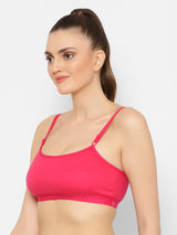 Seamless Full-Coverage Sports Bra | Cotton | Non-Wired | Non-Padded | Slip-On - 1492