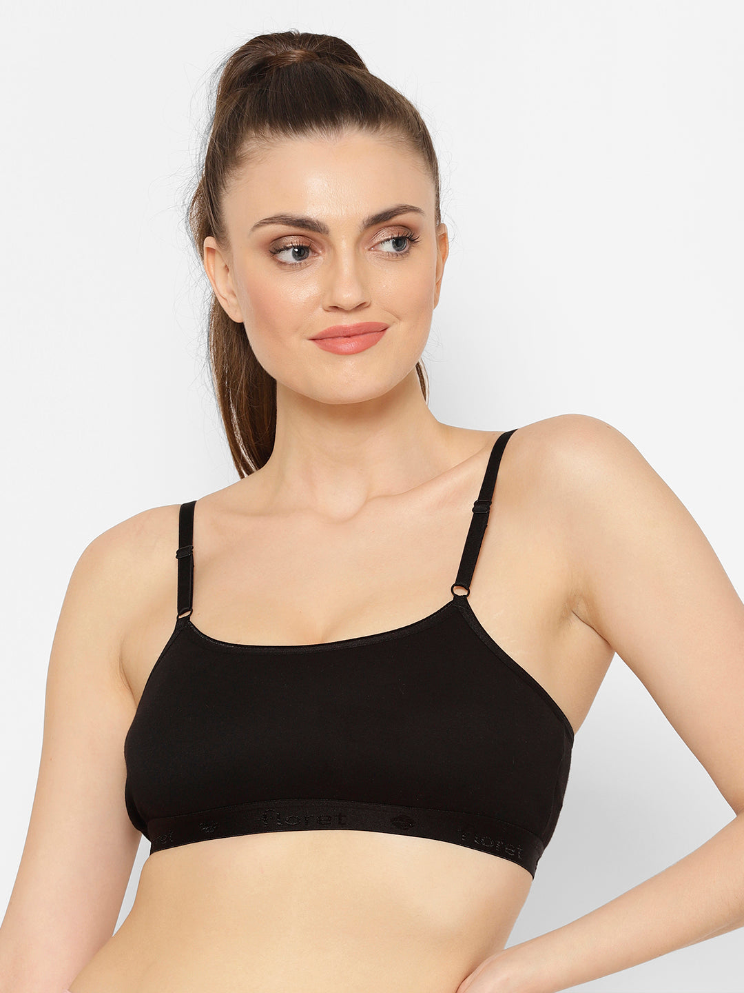 Seamless Full-Coverage Sports Bra | Cotton | Non-Wired | Non-Padded | Slip-On - 1492