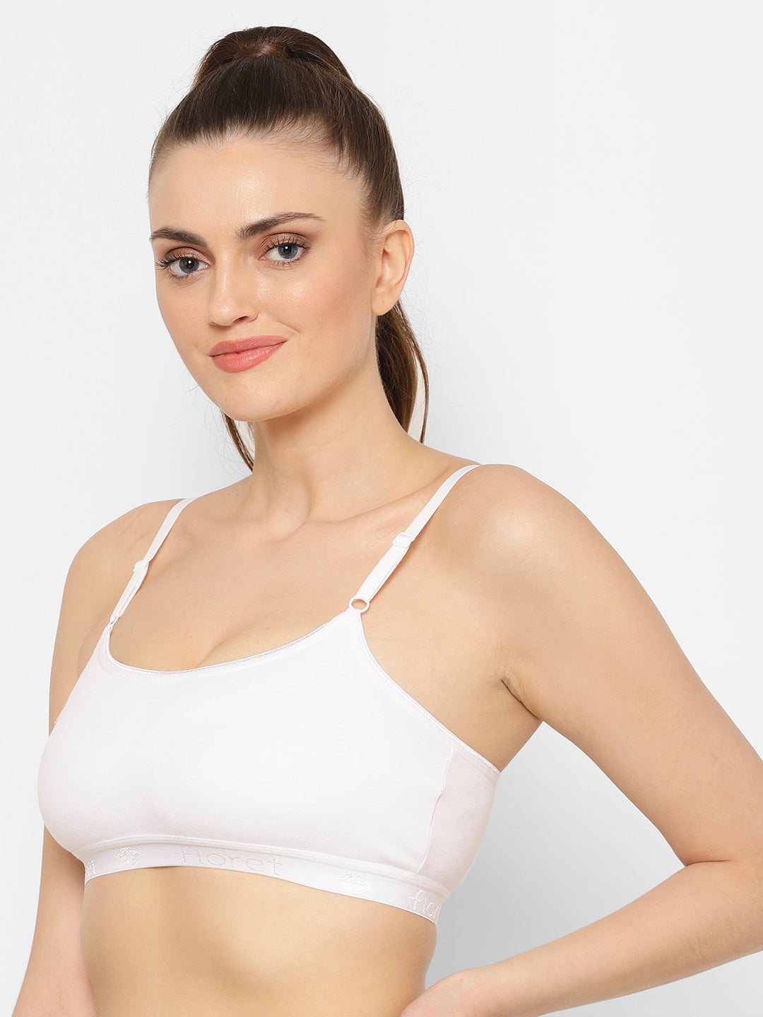 Seamless Full-Coverage Sports Bra | Cotton | Non-Wired | Non-Padded | Slip-On - 1492