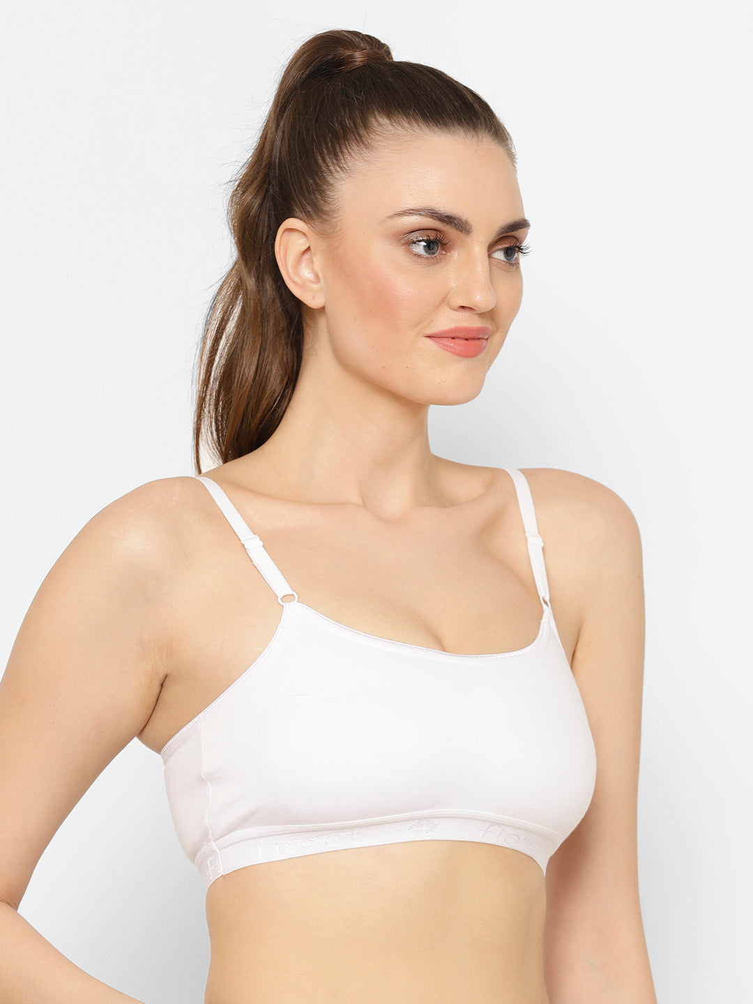 Seamless Full-Coverage Sports Bra | Cotton | Non-Wired | Non-Padded | Slip-On - 1492