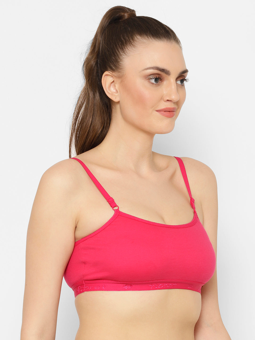 Seamless Full-Coverage Sports Bra | Cotton | Non-Wired | Non-Padded | Slip-On - 1492