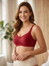 Floret Women's Minimizer Bra | Full Coverage | Non-Padded | Non-Wired | Style T3033