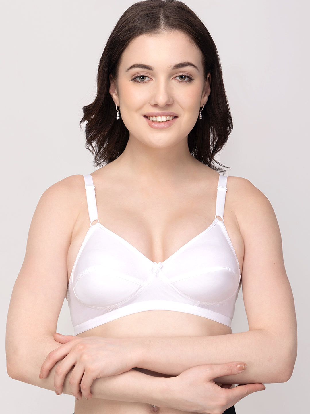 Flora Cotton Full-Coverage Bra | Non-Wired | Non-Padded