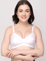 Flora Cotton Full-Coverage Bra | Non-Wired | Non-Padded