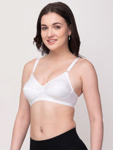 Flora Cotton Full-Coverage Bra | Non-Wired | Non-Padded