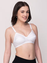 Flora Cotton Full-Coverage Bra | Non-Wired | Non-Padded