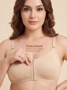 T3116 Floret Front Closure Seamless Full Coverage Non Padded Non-Wired Everyday Bra
