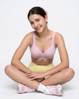 Women's Lightly Padded & Full Coverage Racer Back Sports Bra T3031