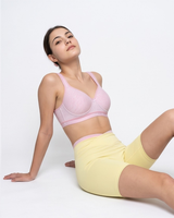 Women's Lightly Padded & Full Coverage Racer Back Sports Bra T3031